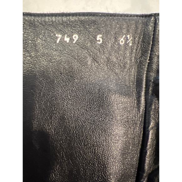 DKNY Women’s Lace‎ Up Side Zip Leather Stiletto Heeled High Boots Size 6.5 Black - Picture 7 of 7